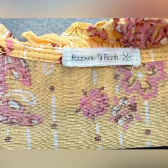 Poupette St Barth Triny Dress, Cover up, resort wear, Tassels, floral 🦋 - Picture 4 of 6